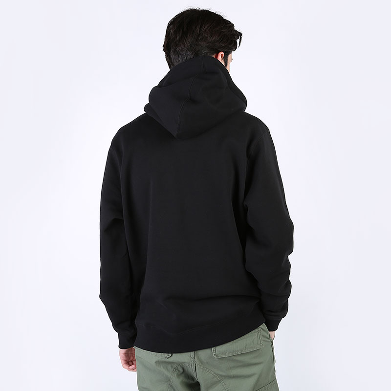 мужская черная толстовка Stussy Old Crown Hood 1924510-black - цена, описание, фото 3